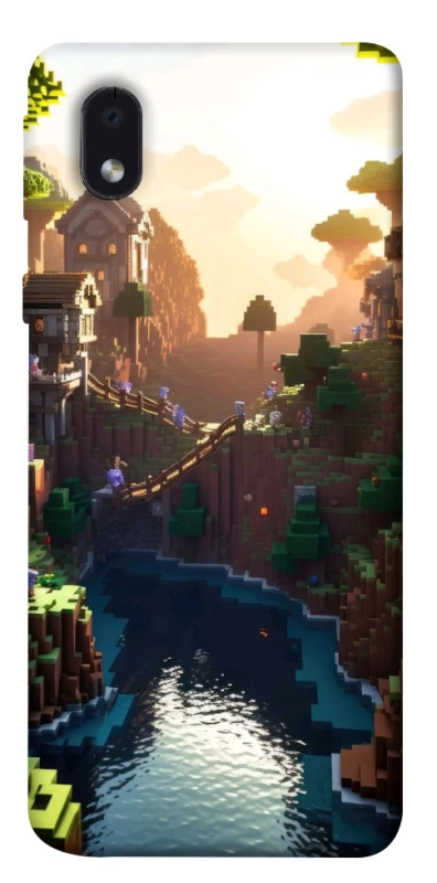 Чохол на Samsung Galaxy M01 Core / A01 Core Minecraft sunset фото 1 з 1