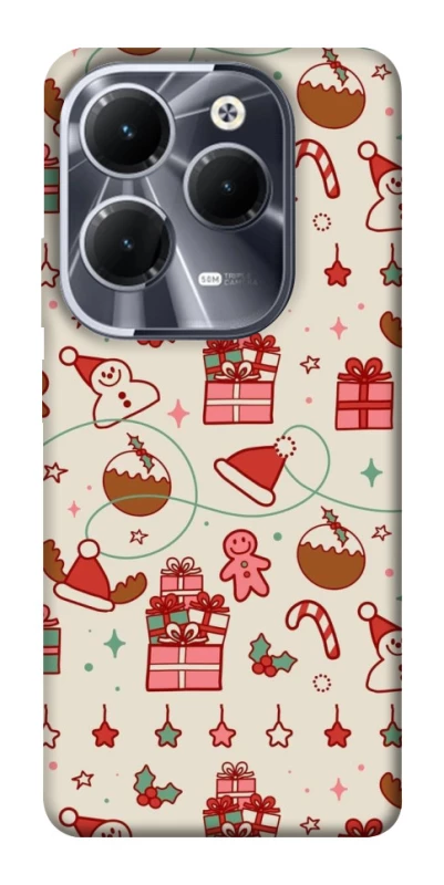 Чехол на Infinix Hot 40 Новогодний v14 фото 1 из 1