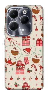 Чохол на Infinix Hot 40 Pro Новорічний v14 фото 1 з 1
