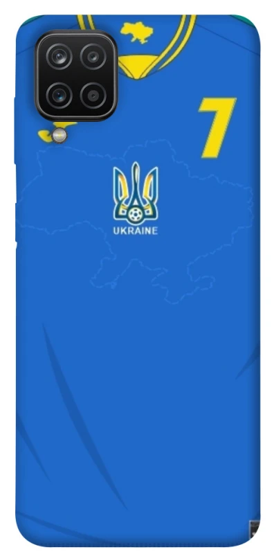 Чохол на Samsung Galaxy A12 UA-Football ver.4 фото 1 з 1