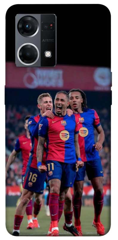 Чохол на Oppo Reno 7 4G FC Barcelona team фото 1 з 1