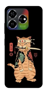 Чохол на ZTE Nubia V60 Кіт-самурай фото 1 з 1