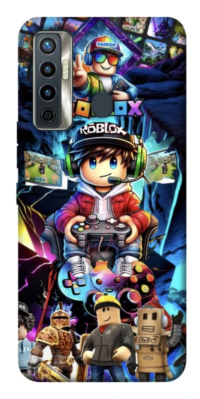 Чехол на TECNO Camon 17 Roblox collage ver.4 фото 1 из 1