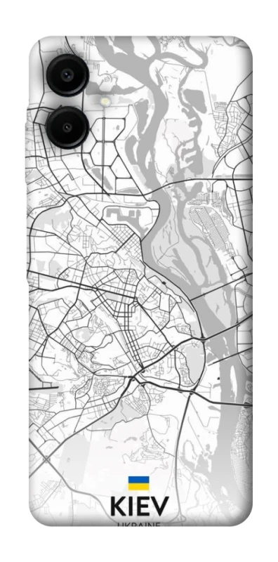 Чехол на Samsung Galaxy A07 Kiev white map фото 1 из 1