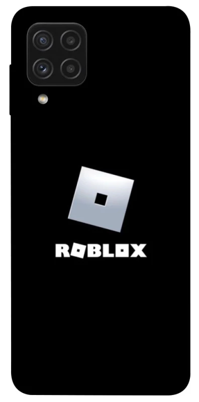 Чехол на Samsung Galaxy A22 4G Roblox logo black фото 1 из 1