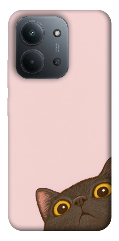 Чехол на Xiaomi Redmi 15C (Global) Peeping cat фото 1 из 1