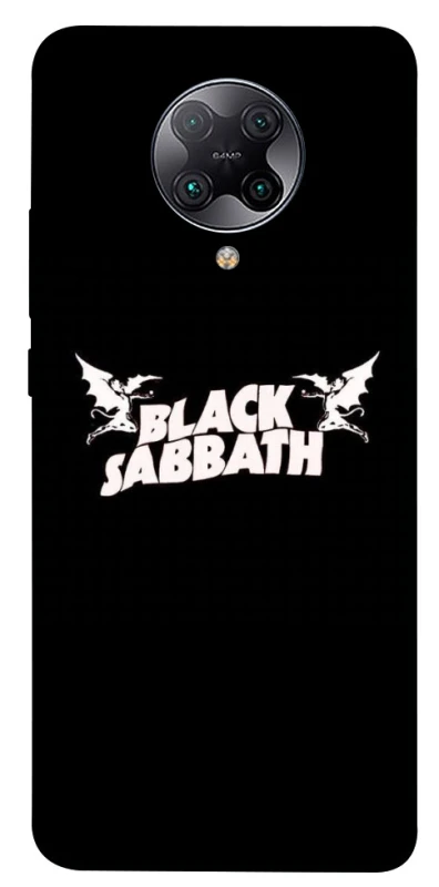 Чохол на Xiaomi Redmi K30 Pro / Poco F2 Pro Black Sabbath logo ver.2 фото 1 з 1
