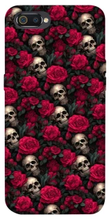Чохол на Realme C2 Черепа та рози фото 1 з 1