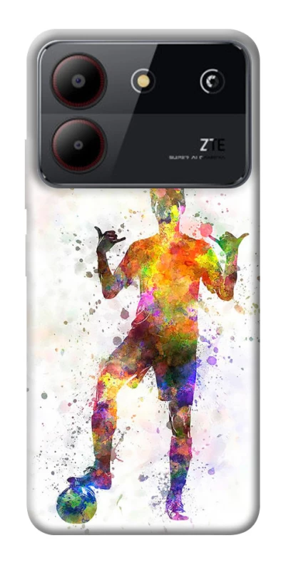 Чохол на ZTE Blade A54 4G Football Player v3 фото 1 з 1