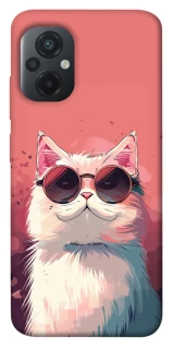 Чохол на Xiaomi Poco M5 Сat with glasses фото 1 з 1