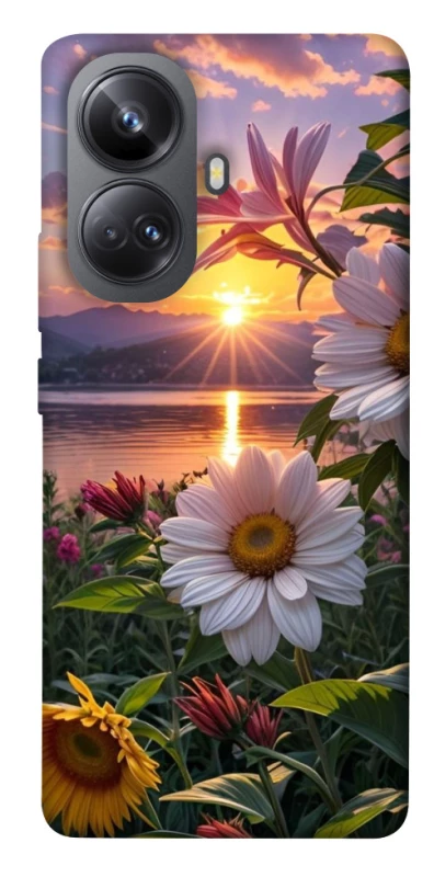 Чехол на Realme 10 Pro+ Flowers v31 фото 1 из 1