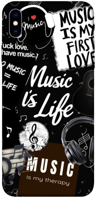 Чохол на Apple iPhone XS Max (6.5") Music is Life фото 1 з 1