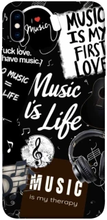 Чохол на Apple iPhone XS Max (6.5") Music is Life фото 1 з 1