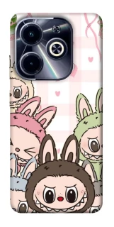 Чехол на Infinix Hot 40i All Labubu 2 фото 1 из 1