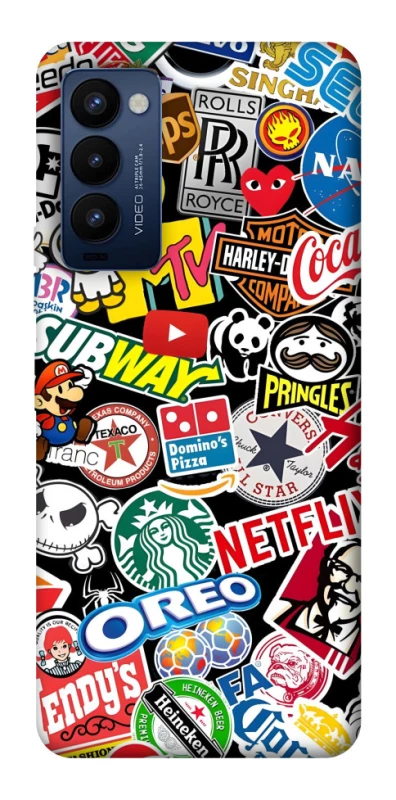 Чехол на TECNO Camon 18 Pro brands фото 1 из 1