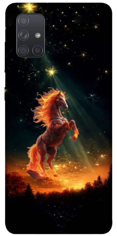 Чохол на Samsung Galaxy A71 Red Fire Horse ver.2 фото 1 з 1