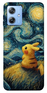 Чохол на Motorola Moto G84 Pikachu and Van Gogh фото 1 з 1