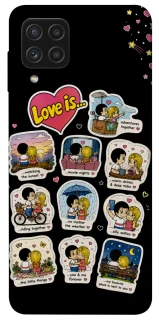 Чехол на Samsung Galaxy A22 4G Love is ver.4 фото 1 из 1