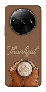 Чехол на Xiaomi Redmi A3 Thankful coffee фото 1 из 1