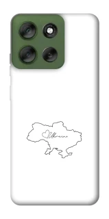 Чохол на Motorola Moto G56 5G Ukraine map фото 1 з 1