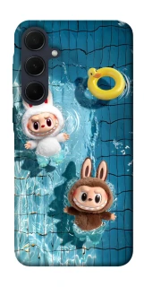 Чохол на Samsung Galaxy A35 Labubu in the pool фото 1 з 1
