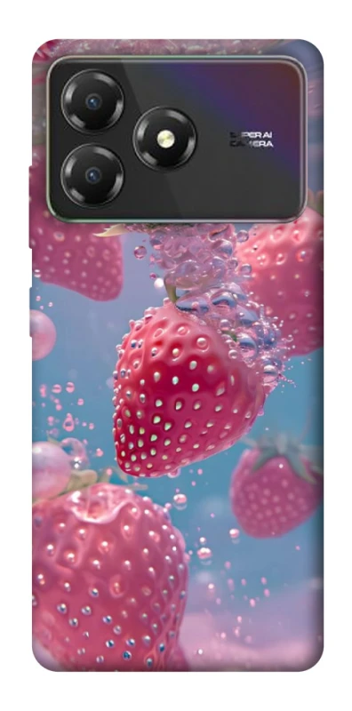 Чохол на ZTE Blade A36 Полуниця в воді фото 1 з 1