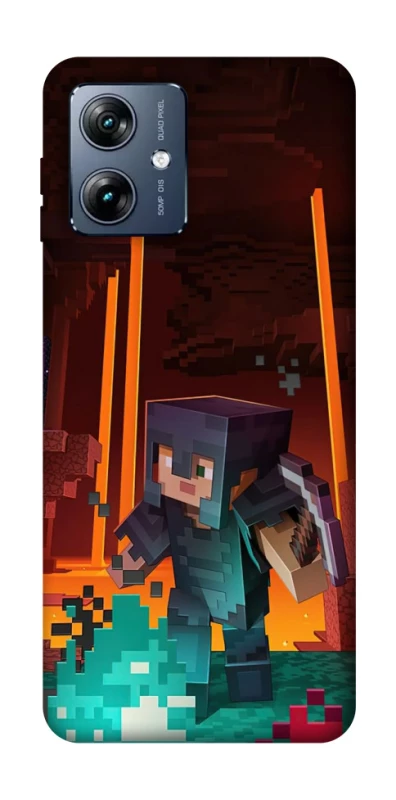 Чохол на Motorola Moto G54 Power Minecraft game adventure фото 1 з 1