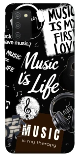 Чохол на Samsung Galaxy A03s Music is Life фото 1 з 1