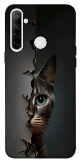 Чохол на Realme 6i Кіт-підглядач v2 фото 1 з 1
