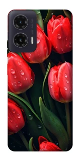 Чохол на Motorola Moto G35 Червоні тюльпани фото 1 Чохол на Motorola Moto G35 Червоні тюльпани фото 1 з 1