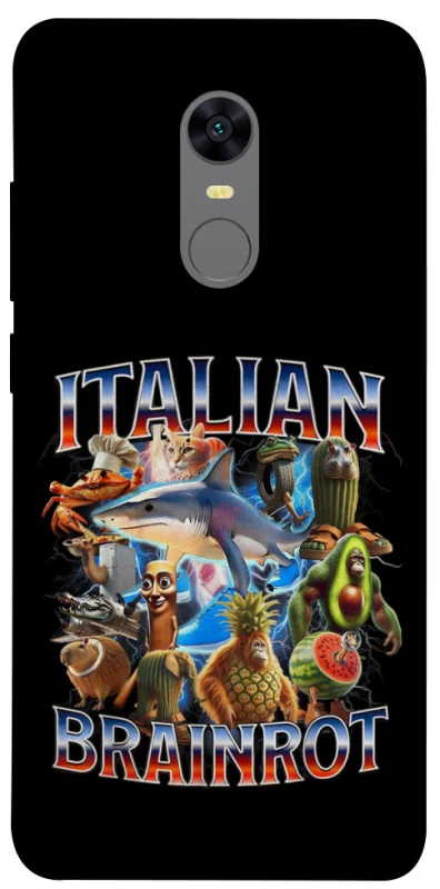 Чохол на Xiaomi Redmi 5 Plus / Redmi Note 5 (Single Camera) Italian Brainrot фото 1 з 1