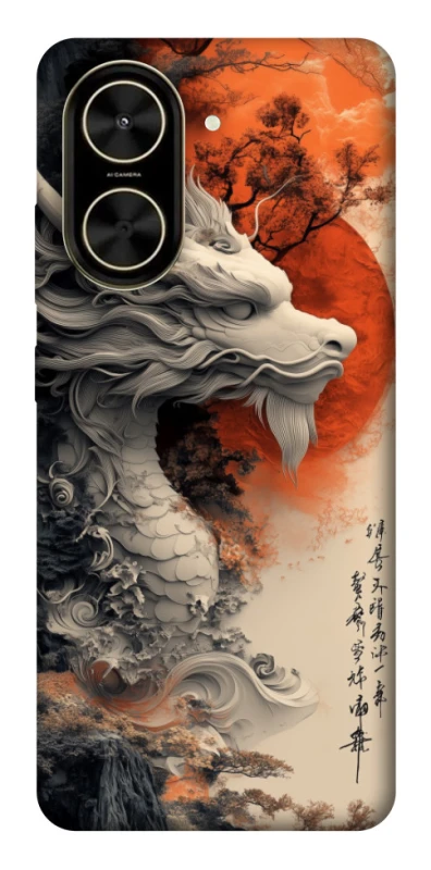 Чохол на Xiaomi Poco C71 white dragon фото 1 з 1