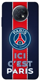 Чехол на Xiaomi Redmi Note 9 5G / Note 9T FC PSG v1 фото 1 из 1