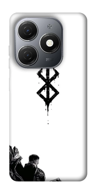 Чехол на TECNO Spark 20 berserk white фото 1 из 1