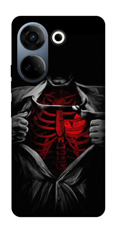 Чохол на TECNO Camon 20 Pro (CK7n) Skeleton Heart фото 1 з 1