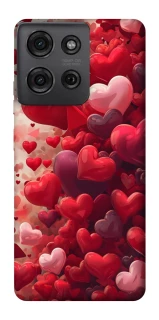 Чехол на Motorola Moto G75 Many hearts фото 1 из 1