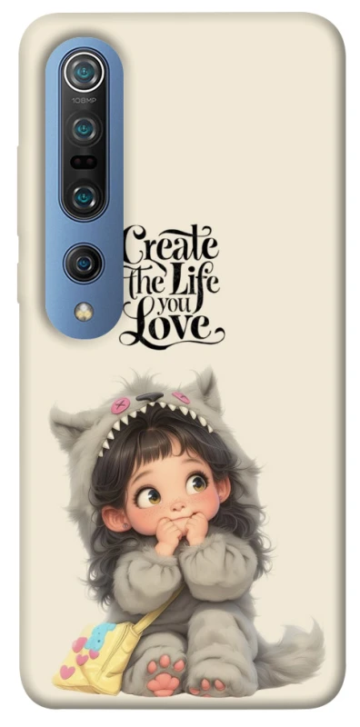 Чохол на Xiaomi Mi 10 / Mi 10 Pro Create the life you love фото 1 з 1