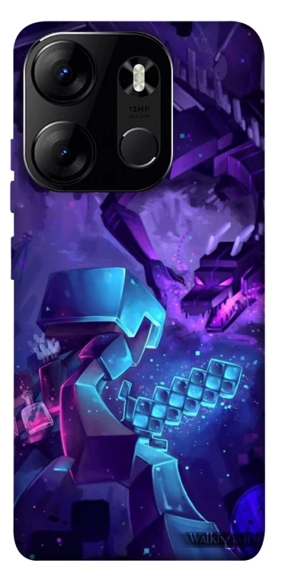 Чехол на Tecno Spark Go 2023 Minecraft dragon фото 1 из 1