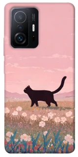 Чехол на Xiaomi 11T / 11T Pro cat on a field фото 1 из 1