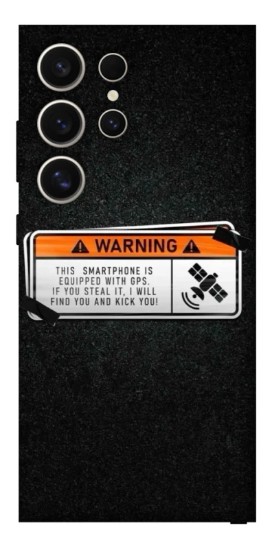 Чохол на Samsung Galaxy S25 Ultra Warning фото 1 з 1