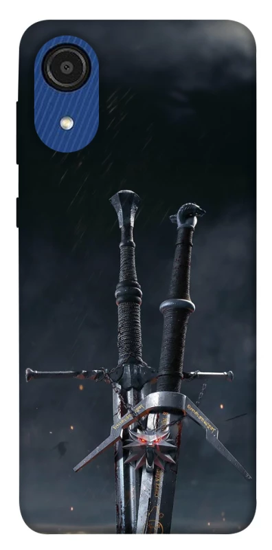Чехол на Samsung Galaxy A03 Core Мечи Ведьмака фото 1 из 1