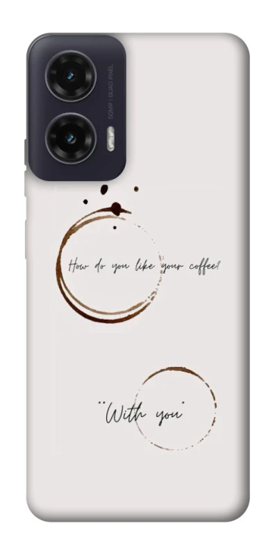 Чохол на Motorola Moto G35 Coffee with you фото 1 з 1