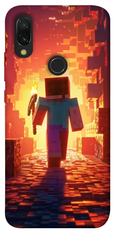 Чохол на Xiaomi Redmi 7 Minecraft adventure фото 1 з 1