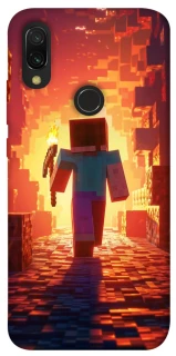 Чехол на Xiaomi Redmi 7 Minecraft adventure фото 1 из 1