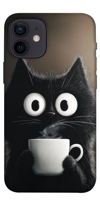 Чехол на Apple iPhone 12 mini (5.4") morning cat фото 1 из 1
