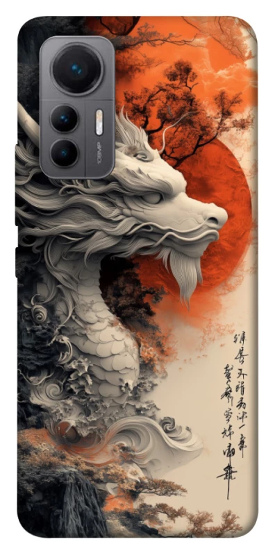 Чехол на Xiaomi 12 Lite white dragon фото 1 из 1