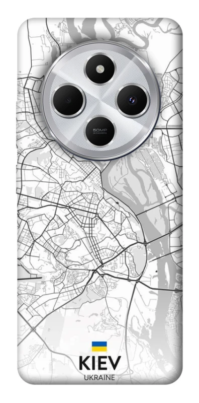 Чохол на Xiaomi Redmi 14C / Poco C75 Kiev white map фото 1 з 1