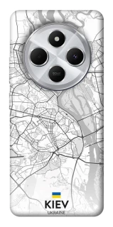 Чохол на Xiaomi Redmi 14C / Poco C75 Kiev white map фото 1 з 1