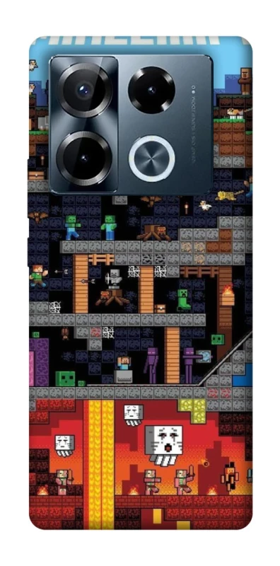 Чохол на Infinix Note 40 Pro 4G Minecraft фото 1 з 1