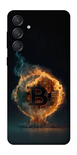 Чохол на Samsung Galaxy M55 Fire Bitcoin фото 1 з 1